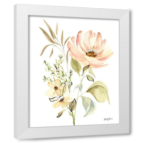 Wildflower Meadow 1 White Modern Wood Framed Art Print by Talent, Kelley