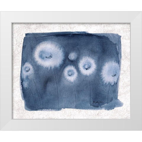 Dandelion Dance 1 White Modern Wood Framed Art Print by Talent, Kelley