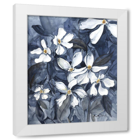 Moonlight Becomes You White Modern Wood Framed Art Print by Talent, Kelley