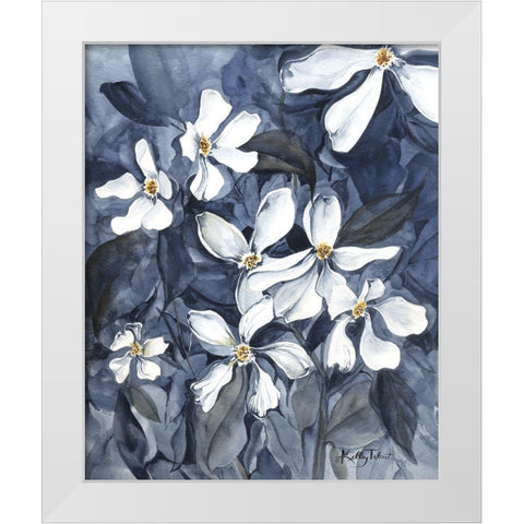 Moonlight Becomes You White Modern Wood Framed Art Print by Talent, Kelley
