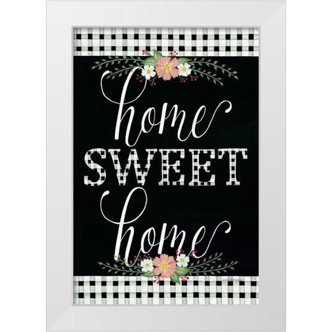 Sweet Cosmos White Modern Wood Framed Art Print by Kennedy, Lisa