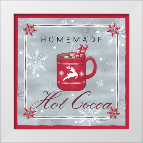 Homemade Cocoa White Modern Wood Framed Art Print by Kennedy, Lisa