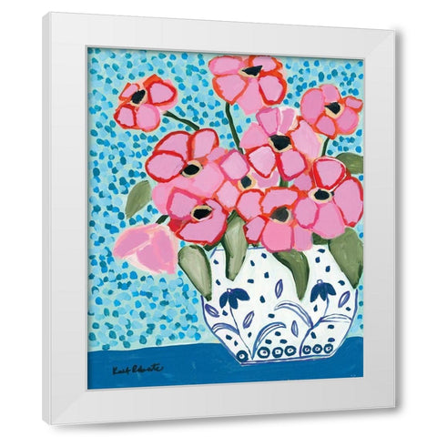 Fancy That White Modern Wood Framed Art Print by Roberts, Kait