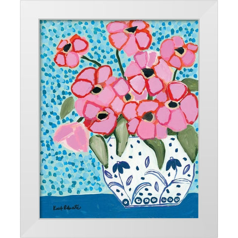 Fancy That White Modern Wood Framed Art Print by Roberts, Kait