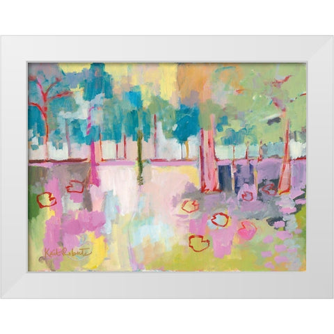 The Private Cove White Modern Wood Framed Art Print by Roberts, Kait