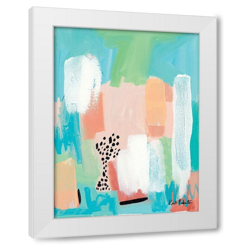 Near and Dear II    White Modern Wood Framed Art Print by Roberts, Kait