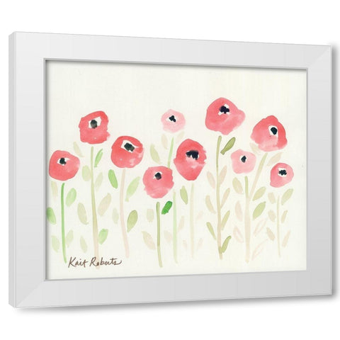 Cutie White Modern Wood Framed Art Print by Roberts, Kati