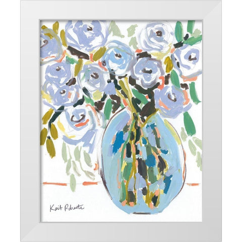 Love and Everything in Between White Modern Wood Framed Art Print by Roberts, Kait