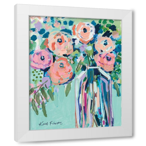 Let the Light In White Modern Wood Framed Art Print by Roberts, Kati