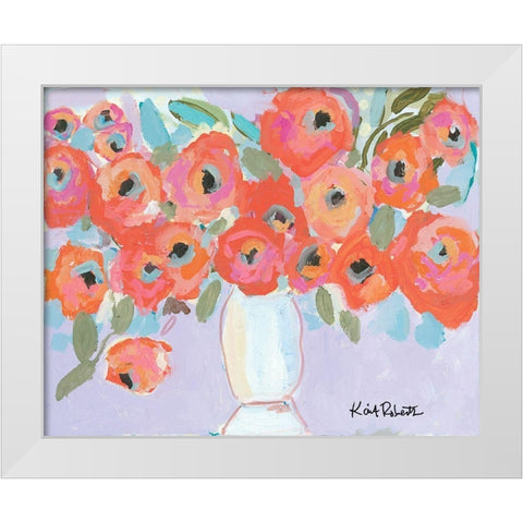 Charlie and June White Modern Wood Framed Art Print by Roberts, Kait