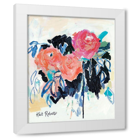 Life Can Surprise Youâ€¦ But It Can be Good White Modern Wood Framed Art Print by Roberts, Kait