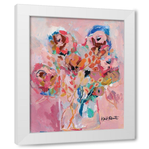 Dream Blooms White Modern Wood Framed Art Print by Roberts, Kait