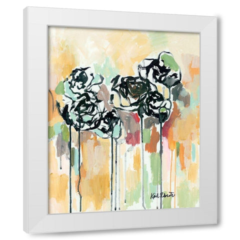 Waking From a Dream White Modern Wood Framed Art Print by Roberts, Kait