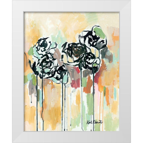 Waking From a Dream White Modern Wood Framed Art Print by Roberts, Kait