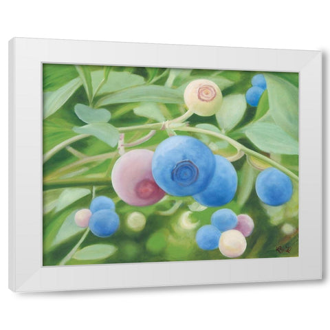 Summer Harvest White Modern Wood Framed Art Print by Sherrill, Kate