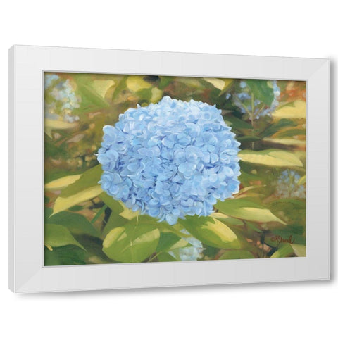 In the Garden White Modern Wood Framed Art Print by Sherrill, Kate