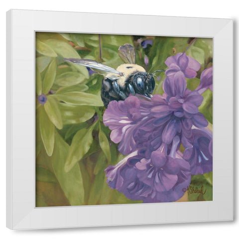 A Regal Throne White Modern Wood Framed Art Print by Sherrill, Kate