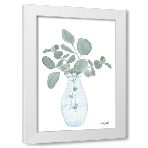 Fresh Air White Modern Wood Framed Art Print by Sherrill, Kate