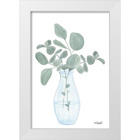 Fresh Air White Modern Wood Framed Art Print by Sherrill, Kate