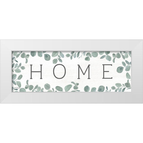 Home Eucalyptus I White Modern Wood Framed Art Print by Sherrill, Kate