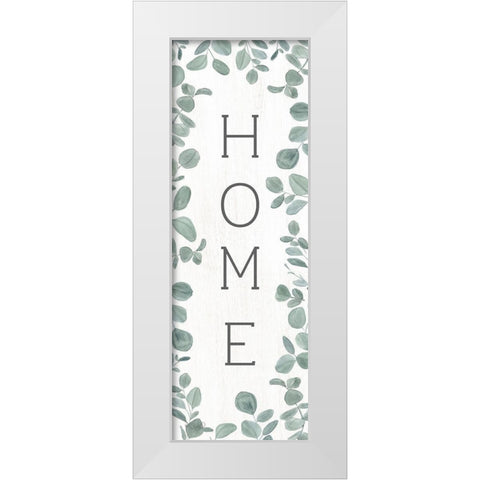 Home Eucalyptus II White Modern Wood Framed Art Print by Sherrill, Kate