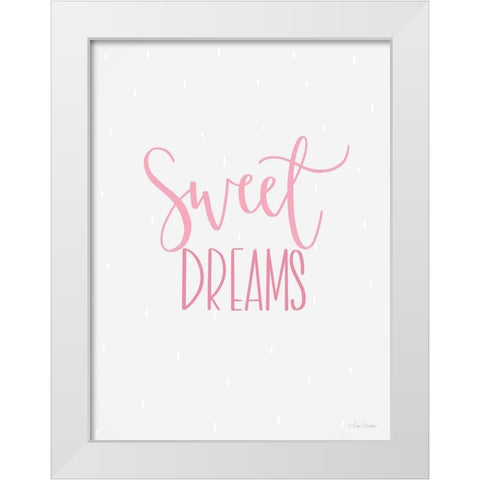 Sweet Dreams White Modern Wood Framed Art Print by Larson, Lisa