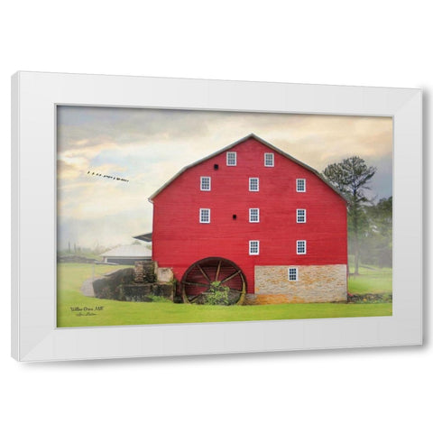 Willow Grove Mill White Modern Wood Framed Art Print by Deiter, Lori
