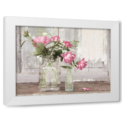 Eternal Beauty    White Modern Wood Framed Art Print by Deiter, Lori