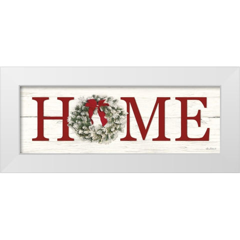 Christmas Home White Modern Wood Framed Art Print by Deiter, Lori