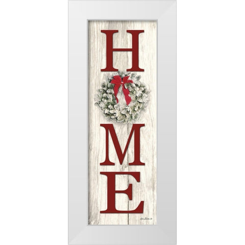 Christmas Home White Modern Wood Framed Art Print by Deiter, Lori