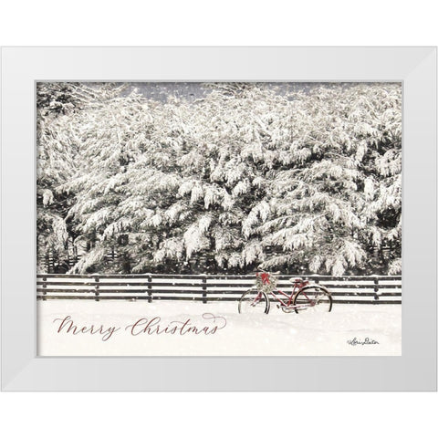 In the Midst of Winter   White Modern Wood Framed Art Print by Deiter, Lori