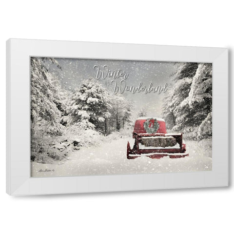 Winter Wonderland   White Modern Wood Framed Art Print by Deiter, Lori