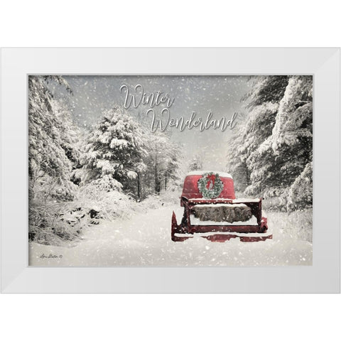 Winter Wonderland   White Modern Wood Framed Art Print by Deiter, Lori