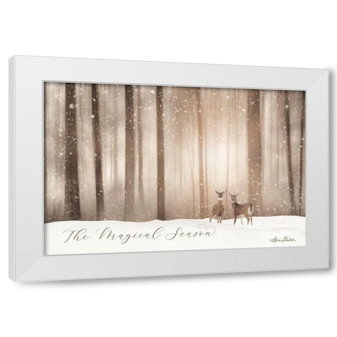 The Magical Season White Modern Wood Framed Art Print by Deiter, Lori