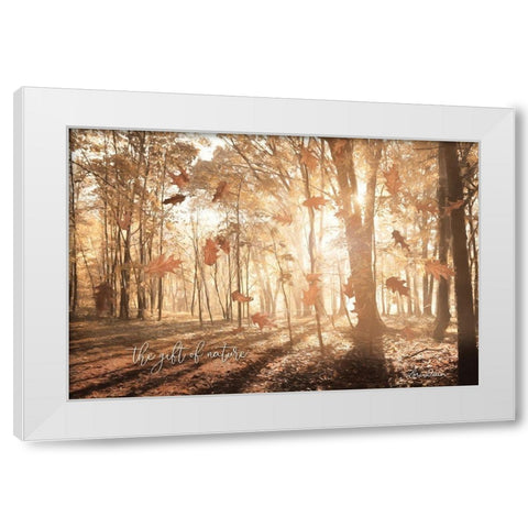 The Gift of Nature White Modern Wood Framed Art Print by Deiter, Lori