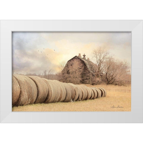 Good Day on the Farm White Modern Wood Framed Art Print by Deiter, Lori