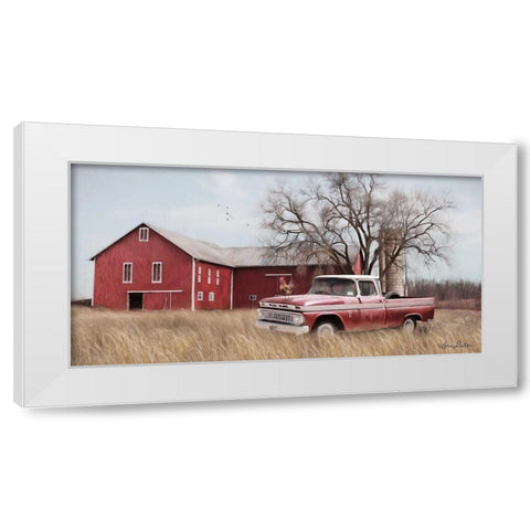 Western Ohio Barn    White Modern Wood Framed Art Print by Deiter, Lori