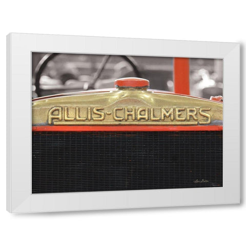 Allis-Chalmers White Modern Wood Framed Art Print by Deiter, Lori