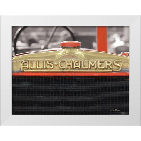 Allis-Chalmers White Modern Wood Framed Art Print by Deiter, Lori