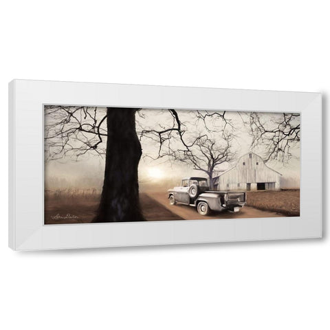 Millersburg Sunrise     White Modern Wood Framed Art Print by Deiter, Lori