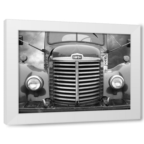 International Truck White Modern Wood Framed Art Print by Deiter, Lori