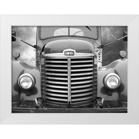 International Truck White Modern Wood Framed Art Print by Deiter, Lori