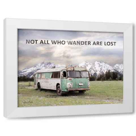 Camping in Style White Modern Wood Framed Art Print by Deiter, Lori