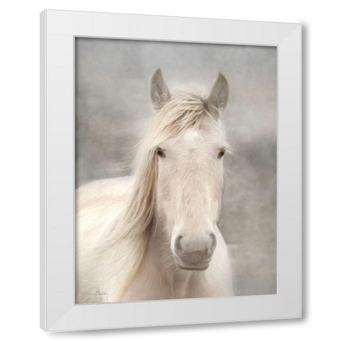 White Beauty I White Modern Wood Framed Art Print by Deiter, Lori