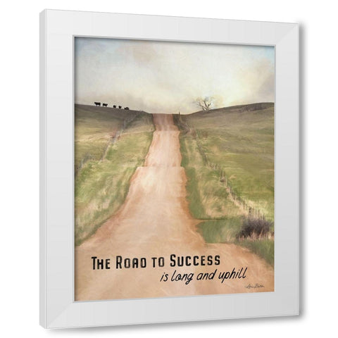 Road to Success White Modern Wood Framed Art Print by Deiter, Lori