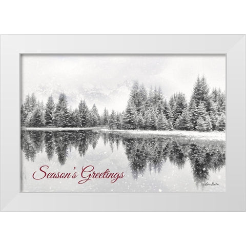 Schwabachers Seasons Greetings       White Modern Wood Framed Art Print by Deiter, Lori