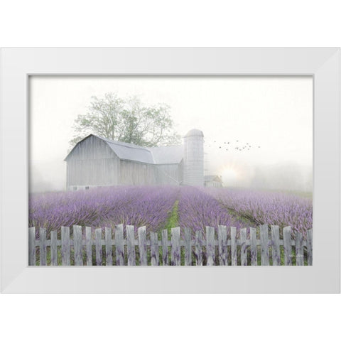 Summer Blessings White Modern Wood Framed Art Print by Deiter, Lori