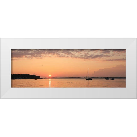 The Perfect Ending   White Modern Wood Framed Art Print by Deiter, Lori