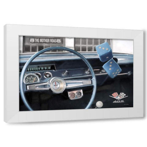 Shes Real Fine White Modern Wood Framed Art Print by Deiter, Lori