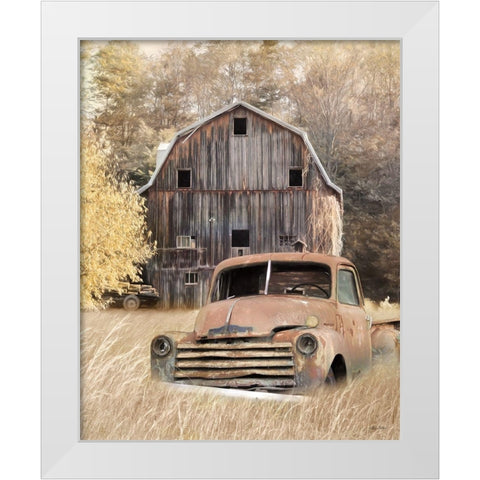 New Stuff Doesnt Have Character White Modern Wood Framed Art Print by Deiter, Lori